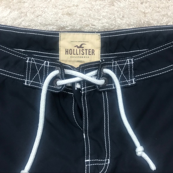 HOLLISTER  Black Board Shorts Walking Shorts - Picture 4 of 6